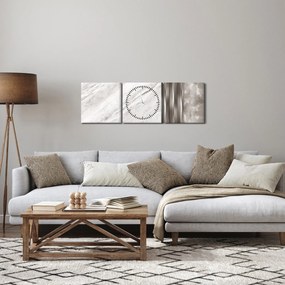 Kép - Márvány ezüst vonalakkal (órával) (90x30 cm)