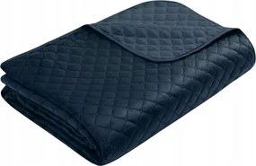 Dekoratív ágytakaró Velvet Beddo sötétkék 220 x 240 [cm]