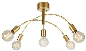 Markslöjd 108285 - Felületre szerelhető csillár CYGNUS 5xE27/40W/230V arany