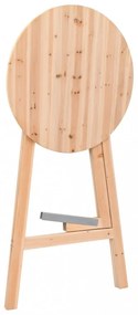 összecsukható fenyőfa bárasztal 78 cm