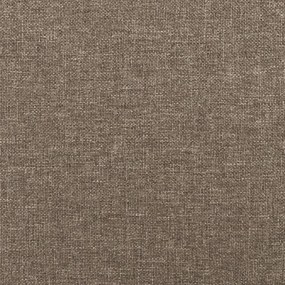 tópszínű szövet fejtámla szárnyakkal 93 x 23 x 118/128 cm