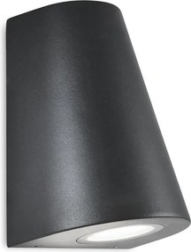 Boston kültéri homlokzati kerti fali lámpa 1xGU10 IP44 fekete Goldlux