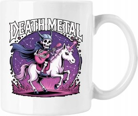 Unikornis bögre death metal rock 2 fehér 330ml