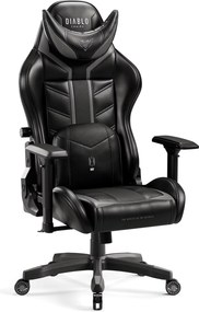 Gamer szék műbőr Normal Size, fekete-szürke: Diablo X-Ray 2.0
