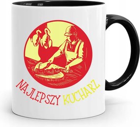 Fekete Bögre A Legjobb Szakácsnak, fényképes nyomattal