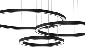 LED Csillár zsinóron GALAXIA LED/85W/230V fekete