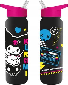 Hello Kitty Kuromi Punk műanyag szívószálas kulacs 700 ml