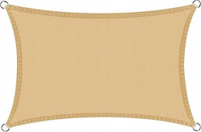 Napvitorla kerti sátor téglalap alakú Haikus 2x 3m sárga