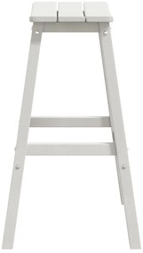 bárszékek 2 db Fehér HDPE