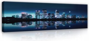 Vászonkép Hálószoba Nappali Város Éjszaka Modern New York Vászonkép 145x45