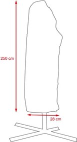 DELTA Védőponyva napernyőre