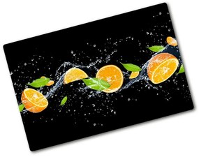 Edzett üveg vágódeszka Narancs és víz pl-ko-80x52-f-51416552