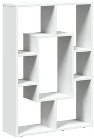fehér szerelt fa könyvespolc 63 x 20 x 90 cm