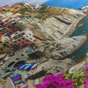 Kép - Manarola olasz falu (120x50 cm)