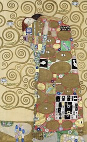 Reprodukció Fulfilment (Stoclet Frieze) c.1905-09, Gustav Klimt