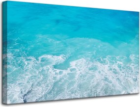 Vászonkép Hab a tengeren Hullámok Víz 80x50 cm Ideális ajándék