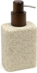 Folyékony Szappan Adagoló 300ml Bézs Barna Kőszappan
