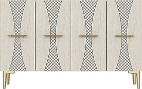 Slim 120 - White, Travertine