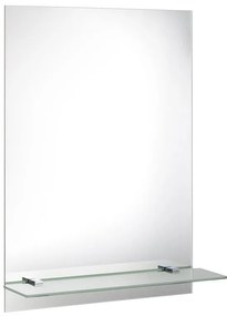 Aqualine, Tükör polccal 50x70cm, függönnyel együtt, 22429-01
