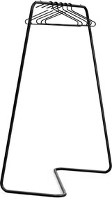 Fekete acél ruhatartó állvány 118x160x57 cm Hang-On – Spinder Design