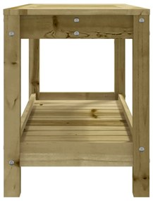 impregnált fenyőfa kerti pad 82,5x35x45 cm