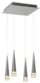 Lucide 36416/19/12 - LED Csillár zsinóron REIKO 4xLED/5W/230V