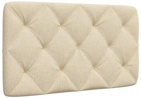 krémszínű szövet fejtámla párna 80 cm