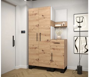 Előszobabútor Amanda 6 (artisan tölgy + fehér). 1085909
