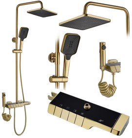 Zuhanyszett Termosztátos REA ROB Gold Brush