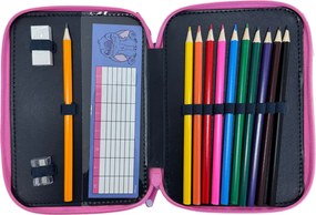 Disney Lilo és Stitch, A csillagkutya Scrapbook tolltartó töltött 2 emeletes