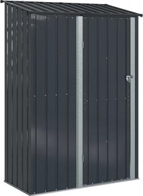 vidaXL Kertiszerszámos házak Antracit 140,5 x 74 x 200 cm Fém