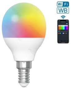 Okos izzó WiFi WB Smart LED G45 E14 6,5W
