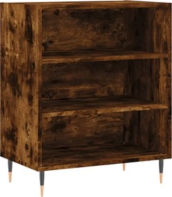 vidaXL füstös tölgy színű szerelt fa tálalószekrény 57 x 35 x 70 cm