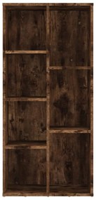 füstös tölgy színű könyvszekrény 50 x 25 x 106 cm