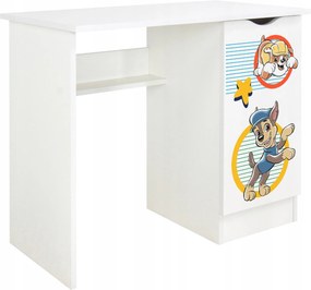 Mancs Őrjárat íróasztal gyerekszekrénnyel, játékhoz, Chase 90x50x77
