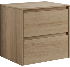 TRONDHEIM fürdőszobai szekrény 60 cm-es mosdóhoz, tölgy