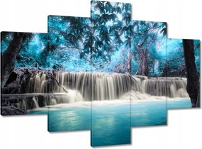 Festmények 150x105 Türkiz vízesés