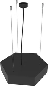 LED csillár zsinóron LED/20W/230V fekete