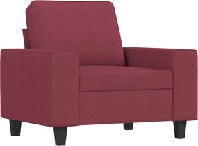 vidaXL bordó szövet kanapéfotel 60 cm