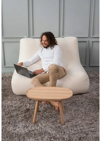 Sötétszürke babzsákfotel Sofa Tube – SLOWDOWN