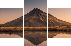 A Mount Taranaki visszaverődése, Új-Zéland (90x60 cm)