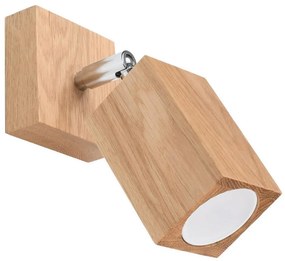 Sollux SL.1035 - Fali spotlámpa KEKE 1xGU10/40W/230V tölgy