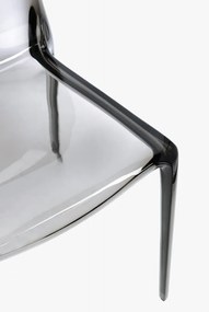 Szürke műanyag kerti szék Adele – Bizzotto