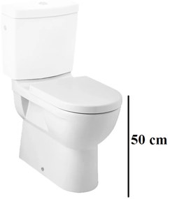 Kombinált wc, csak a csésze, Jika Mio vario kifolyással 2471.6.000.000.1