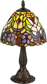 Rábalux 8089 MIRELLA Tiffany asztali lámpa színes 1xE14 40W IP20