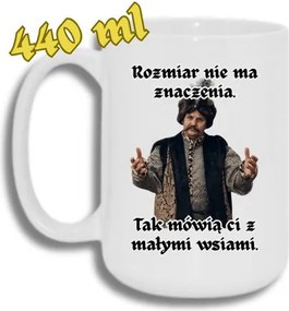 Bögre Fehér Nagy 440ML Vicces Ajándék 1670 Méret Nem Számít