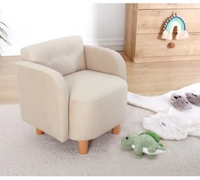 Gyerekfotel DORY krémszínű