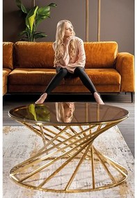 Ottavia A dohányzóasztal arany 80cm