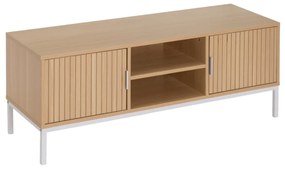 Natúr színű TV-állvány tölgyfa dekorral 120x45x40 cm Mid-Lines – Casa Selección