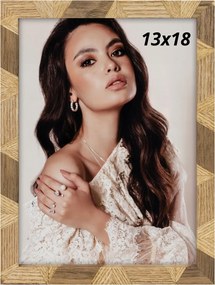 Képkeret 13x18 boho faszerű ajándék